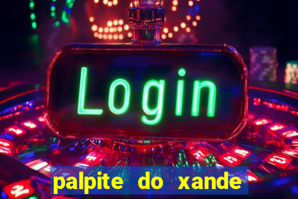 palpite do xande de hoje